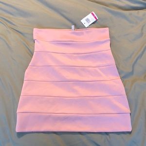 High waist bodycon mini skirt